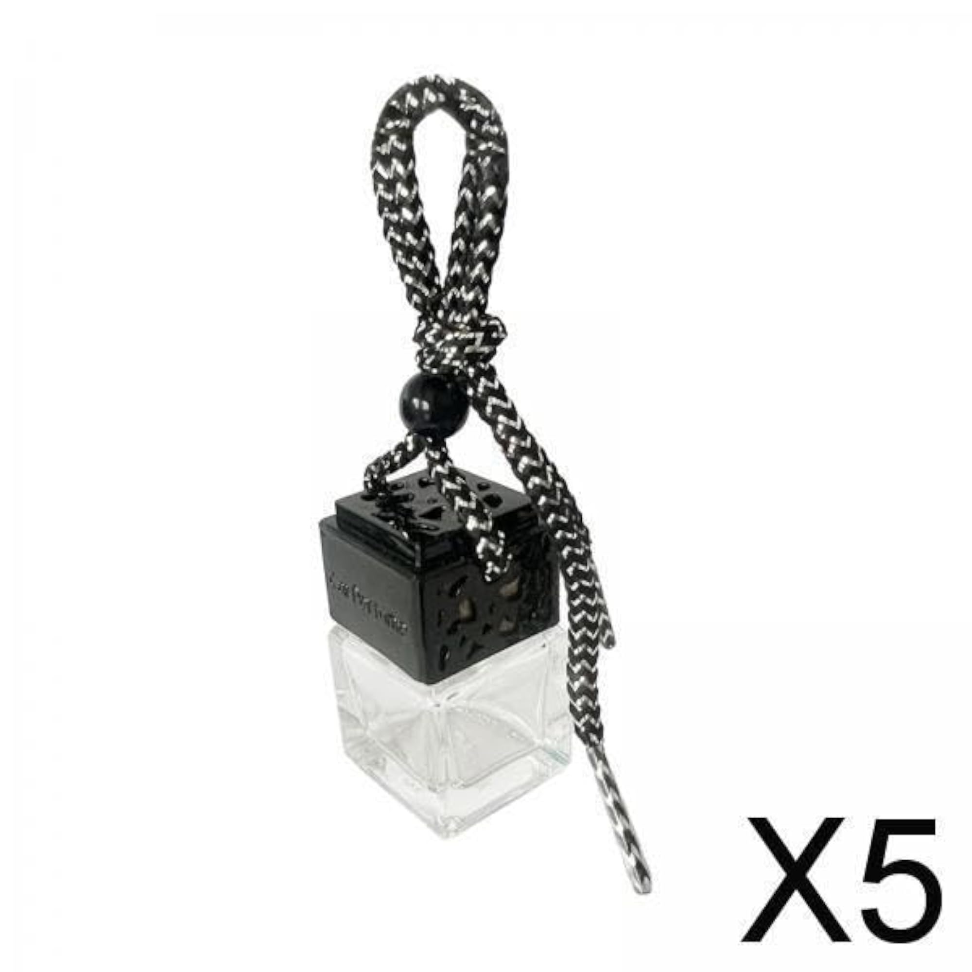 5x Empty Car Diffuser Pendant Perfume Bottle, Auto Perfume Diffuser